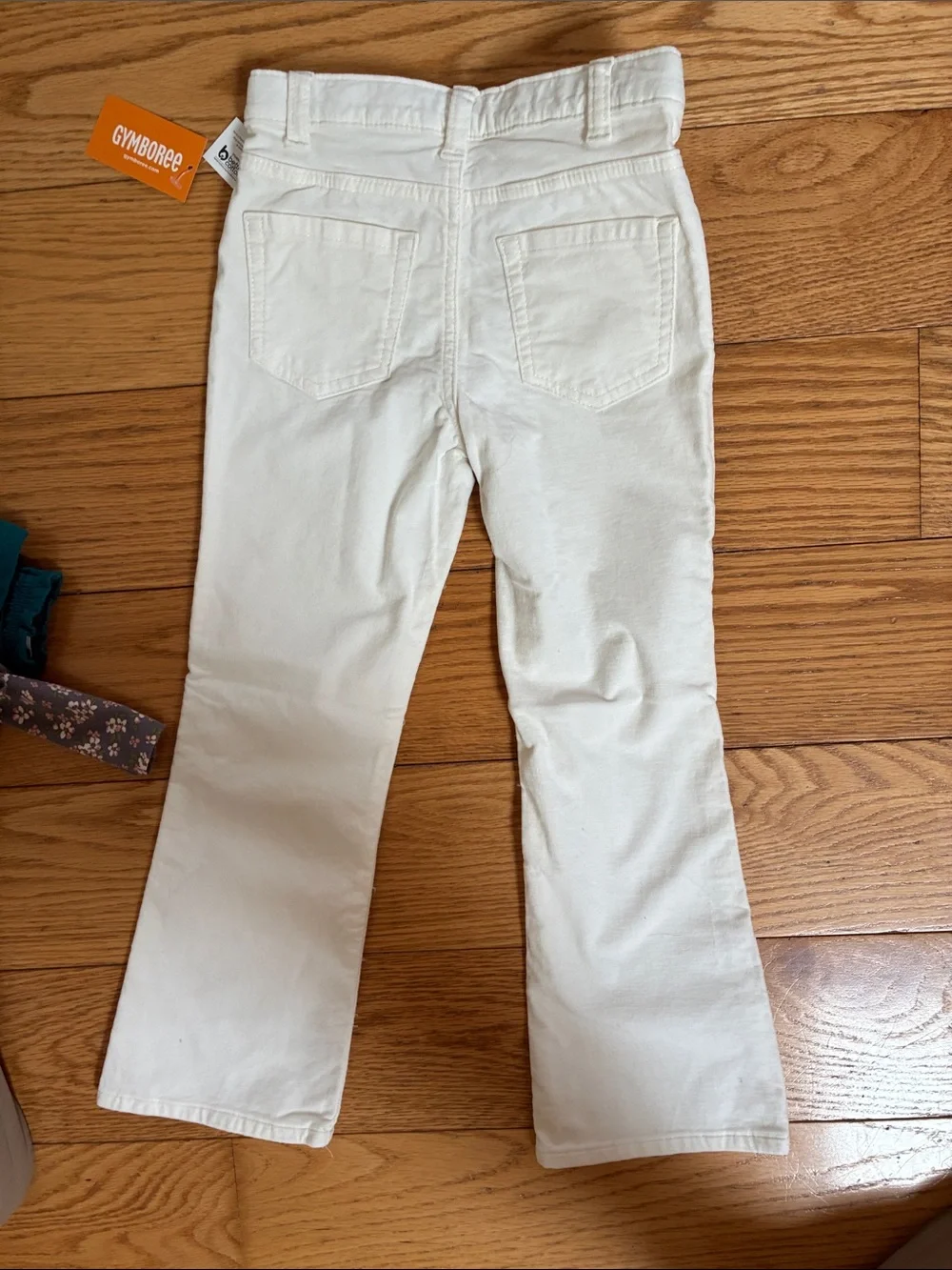 Isaac Mizrahi top Gymboree  Cream thin wale Corduroy Bootcut Jeans